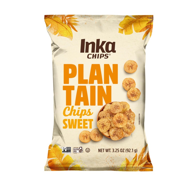Inka Crops Inka Chips, Sweet Plantain, 3.25 Ounce (Pack of