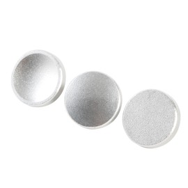 GCJUYA Shutter Button Release Button, Aluminum Alloy, Compatible with Most Camera Companies, Screw-in Type (Set of 3, Plain, Concave, Convex, Silver)
