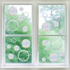 Pack of 45 Prism Window Stickers, Suncatcher Stickers, Antibird and