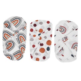 3PCS Baby Dribble Bibs Pure Cotton Handkerchi Soft Square Babies Care for Boys Girls Newborn