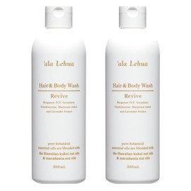 Total Body Shampoo for Men and Women, 99% Natural Ingredients, Travel Shampoo Set, Alalalaffair, Hair & Body Wash (Revive 10.1 fl oz (300 ml) x 2