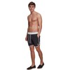 Urban Classics Men's Retro Swimshorts, Black/White, Small