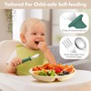 DRKIO 8 Pieces Toddler Utensils Set - Kids Silverware Set