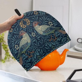 UOQFHHM Strawberry Thief Print Tea Pot Cover Teapots Cosy Insulated Tea Cozies Home Kitchen Decoration Teapot Dust Cover Warming Tea Kettle Quilt Creative Gifts for Party