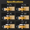 REKCKRUL 1/4 Shank Rabbet Router Bit with 6 Bearings Set