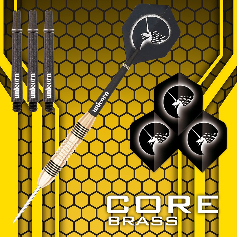 Unicorn Core Steel Dart, Brass, 23g