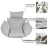 Bextile Egg Chair Cushion Replacement, Detachable Hanging Chair Cushion Washable,