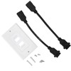 2 Ports HD Multimedia Interface 2.0 Wall Plate 4K 60Hz