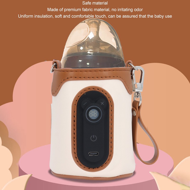 Baby Bottle Warmer USB Powered 26 Gears Temperature Adjustable Portable