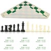 OUMODA 4" King Tournament Chess Set Foldable 20" Silicone Chess