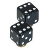 GIZA PRODUCTS VLC03300 Valve Cap, Dice (BLK) for Bicycle