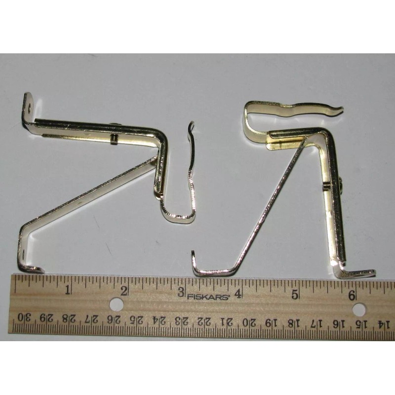 Graber Decorative Traverse Rod Wall Mount BRACKETS for 1-1/2", finish