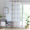 Tyrone Textiles Ltd Santorini Voile Panel - Linen Look Panel