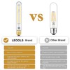 Leools Dimmable E26 Edison Bulb 8W Equal 75 watt Light