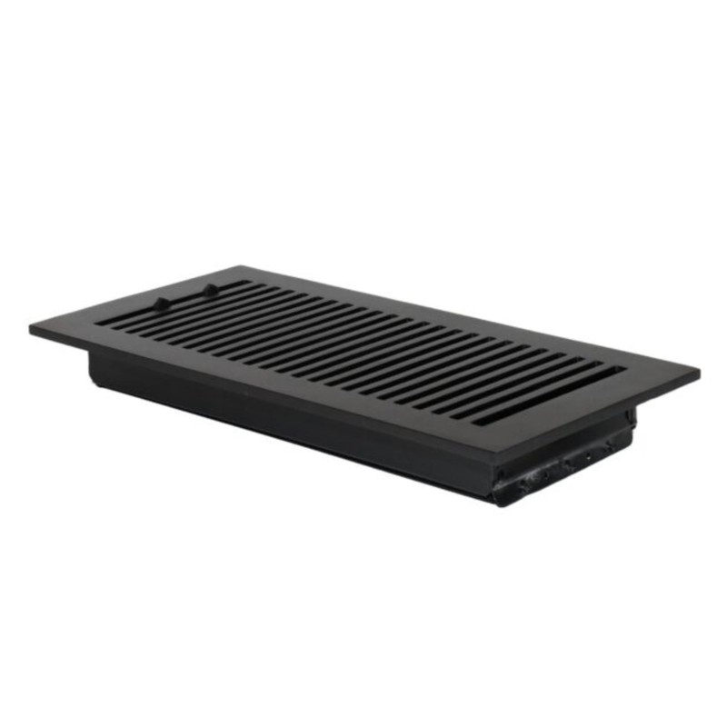 Caststo Cast Aluminum Contemporary Vent Cover - Black Model Rock