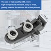 Romalon W10350401 Dishwasher Upper Rack Roller Wheels fit for Whirlpool