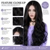 Long Purple Braided Ponytail Wig for Cosplay – Synthetic Clip-On