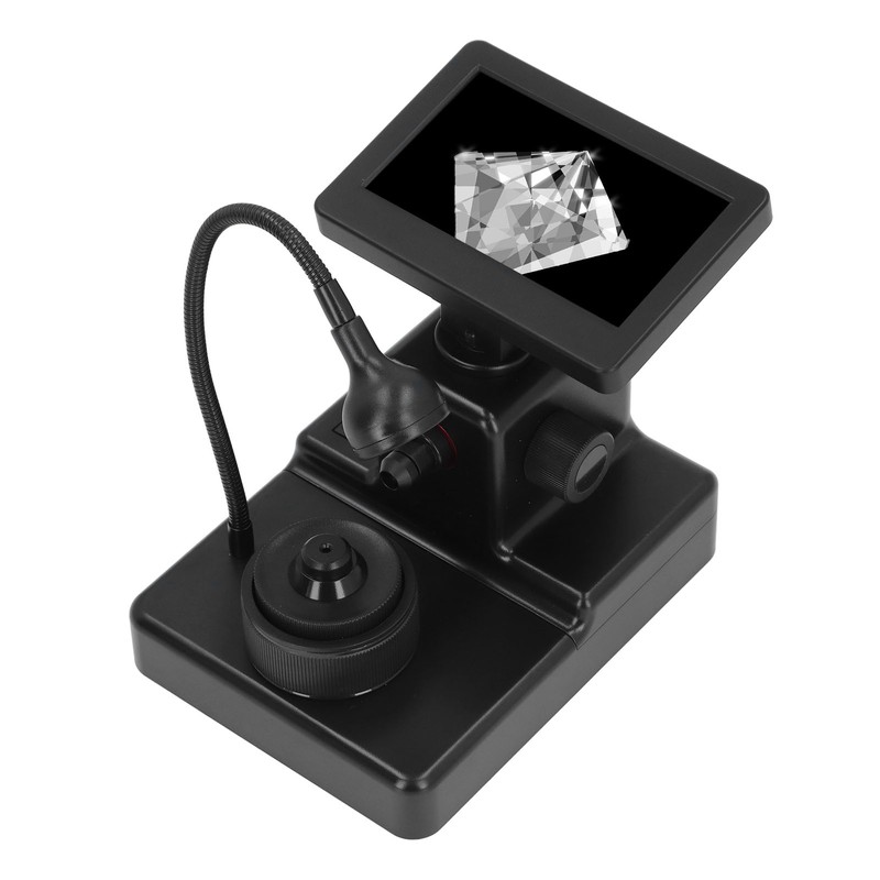 Diamond Waist Code Microscope 1000X Magnification 4.3 Inch LCD Screen