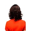 Wig Me Up Lady Wig schulterlang Dark Brown Maroon Strand