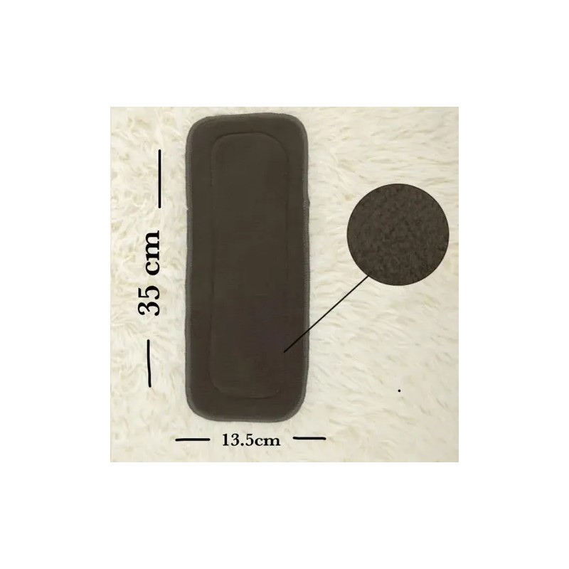 5 Absorbentes Insertos Nocturnos 5 Capas Pañales Tela Alva
