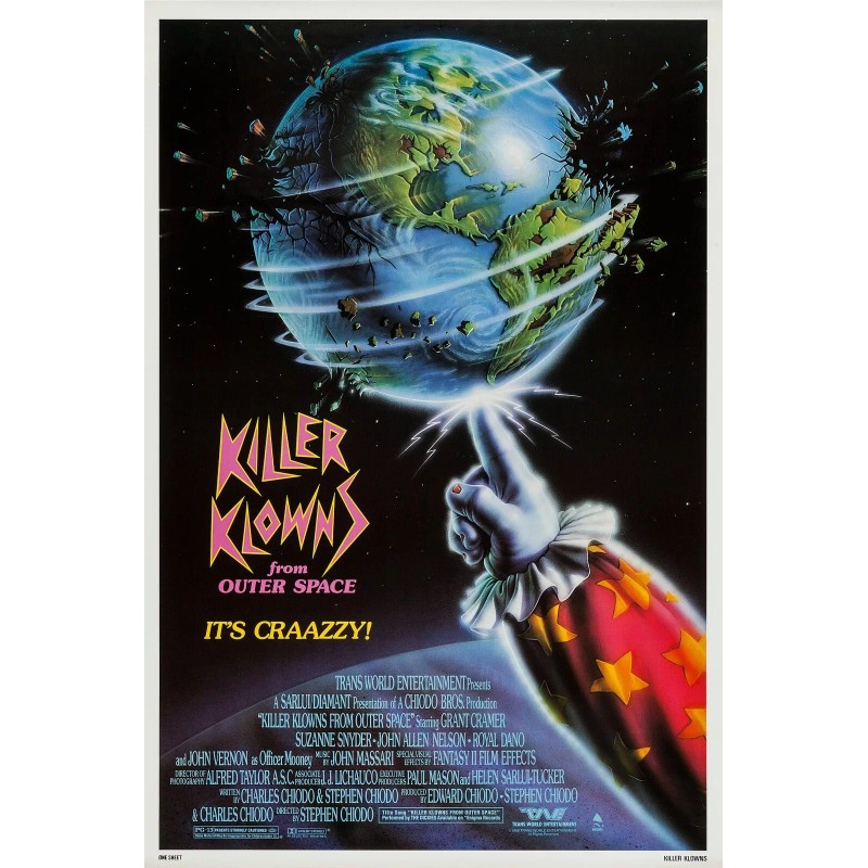 1988 Killer Klowns From Outer Space Set Of 4 11X17