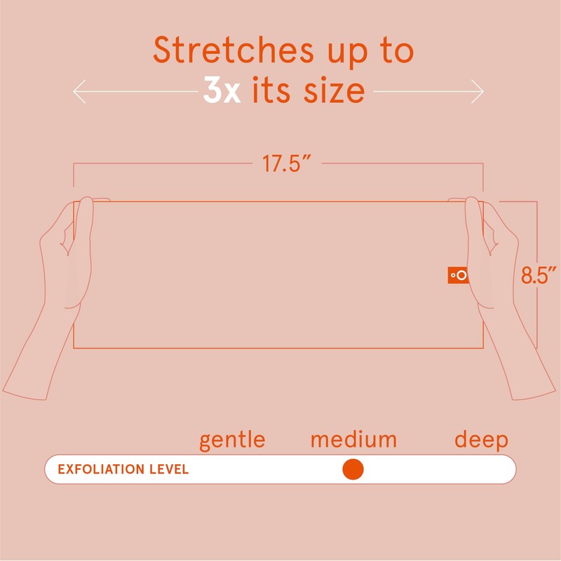 Cleanlogic Stretch Bath & Shower Cloth, 1 Count