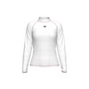 ARENA Women's Vest L/S Graphic Rash Guard Shirt, White
