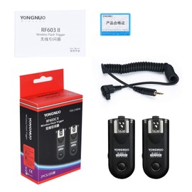 YONGNUO Wireless Shutter Release & Flash Trigger RF-603II C3 for Canon DSLR 1D /1DS, EOS 5D Mark II/5D /7D/50D /40D /30D /20D /10D
