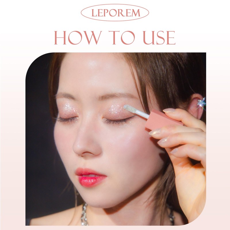 LEPOREM LP06Dreamy Princess Liquid Eyeshadow Glitter Makeup Eyeshadow Glitter Tear