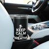 Mindfulness Reminder Keep Calm And Breathe Stainless Steel Insulated Tumbler