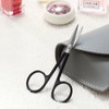 JARVISTAR Multifunctional Nail Scissors - 3.5 Inch Black Stainless Steel