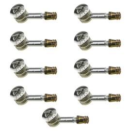 Hahiyo Furniture Connector Cam Lock Fittings Dowel Flat Back Fastener Table Side Knock Down with Pre-Inserted Bolt Nut Rock Solid Fit Hole Properly Good Grab for Drawer Dresser Cabinet 11Sets 14x16mm