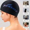 Firesara Upgrate Fabric Swim Cap Fit for Long Short Hair,