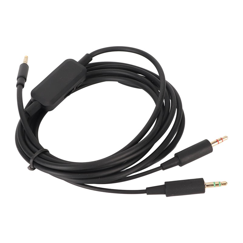 Replacement Headphone Cable 3.5mm Volume Control Sound Cable Compatible for