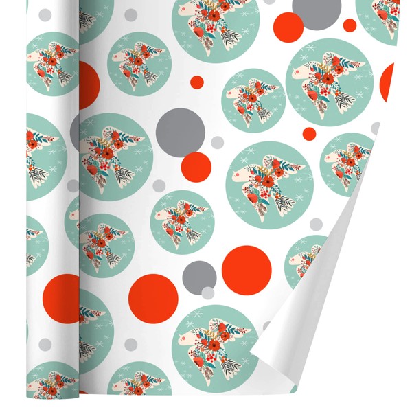 GRAPHICS & MORE Peace Dove at Christmas Gift Wrap Wrapping