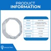 OHLECTRIC 4" Square Steel Work Box Extension Rings (4 Pack)|