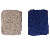 2pcs Fish Net Decoration Cotton Soft Comfortable Mediterranean Style Beige