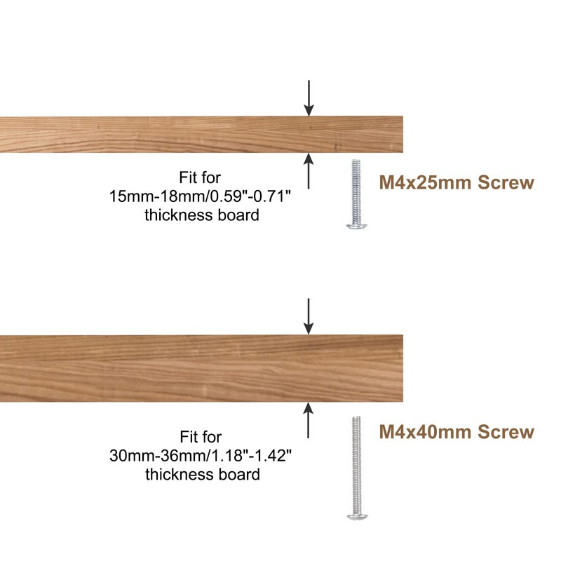 sourcing map 38x28mm Ceramic Drawer Knobs, 5pcs Mushroom Shape Door