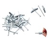 Jersvimc 10Pcs 3/16 x 3 Inch Round Head Toggle Bolt