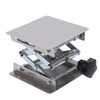 Small Stainless Steel Lifting Platform Manual Miniature Lift Stand Table