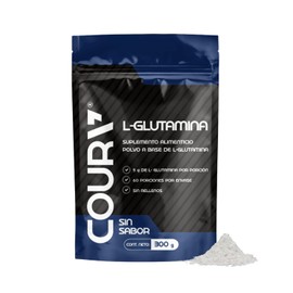 COURA Glutamina Micronizada Pura en Polvo - Sin Sabor