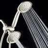 AquaDance Luxury Square 48-setting High-Pressure Dual Head/Handheld Shower Spa Combo.