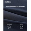 Carer Pack of 2 Bamboo Men's Incontinence Boxer Shorts Washable