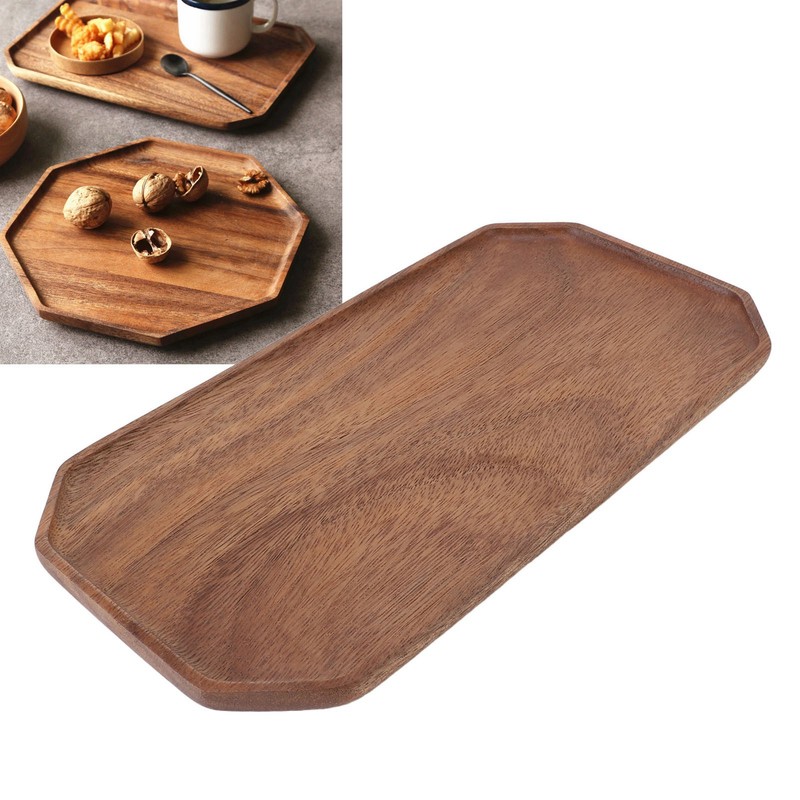 Wooden Tray Japanese Style Simple Look Serving Tray Food Vegetables
