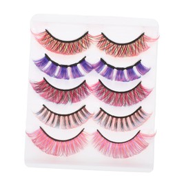 FOMIYES Curl Eyelashes Mixed Pack Soft Lightweight False Lashes for Stunning Eye Makeup for Daily Wear Natural Look and Reusable