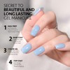 GAOY Light Blue Gel Nail Polish, 16ml Soak Off Gel