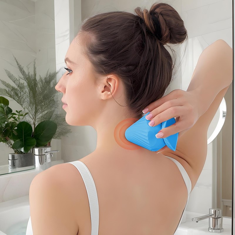 Gihioue Vibrating Massage Ball | Electric Muscle Massager - Suction