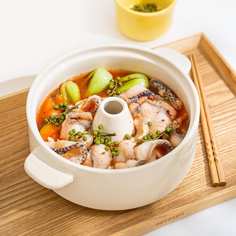 BUYDEEM A513 Ceramic Steam Pot for G32 Food Steamer, 1.5L,