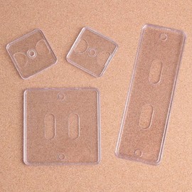 Square multi-case with replaceable acrylic holder Double-sided holder 65x65 2P 2ea