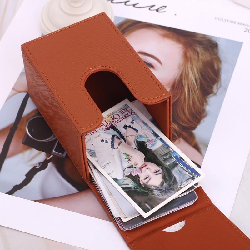 Deck Case, Trading Card Case, Storage Box, PU Leather, Magnetic